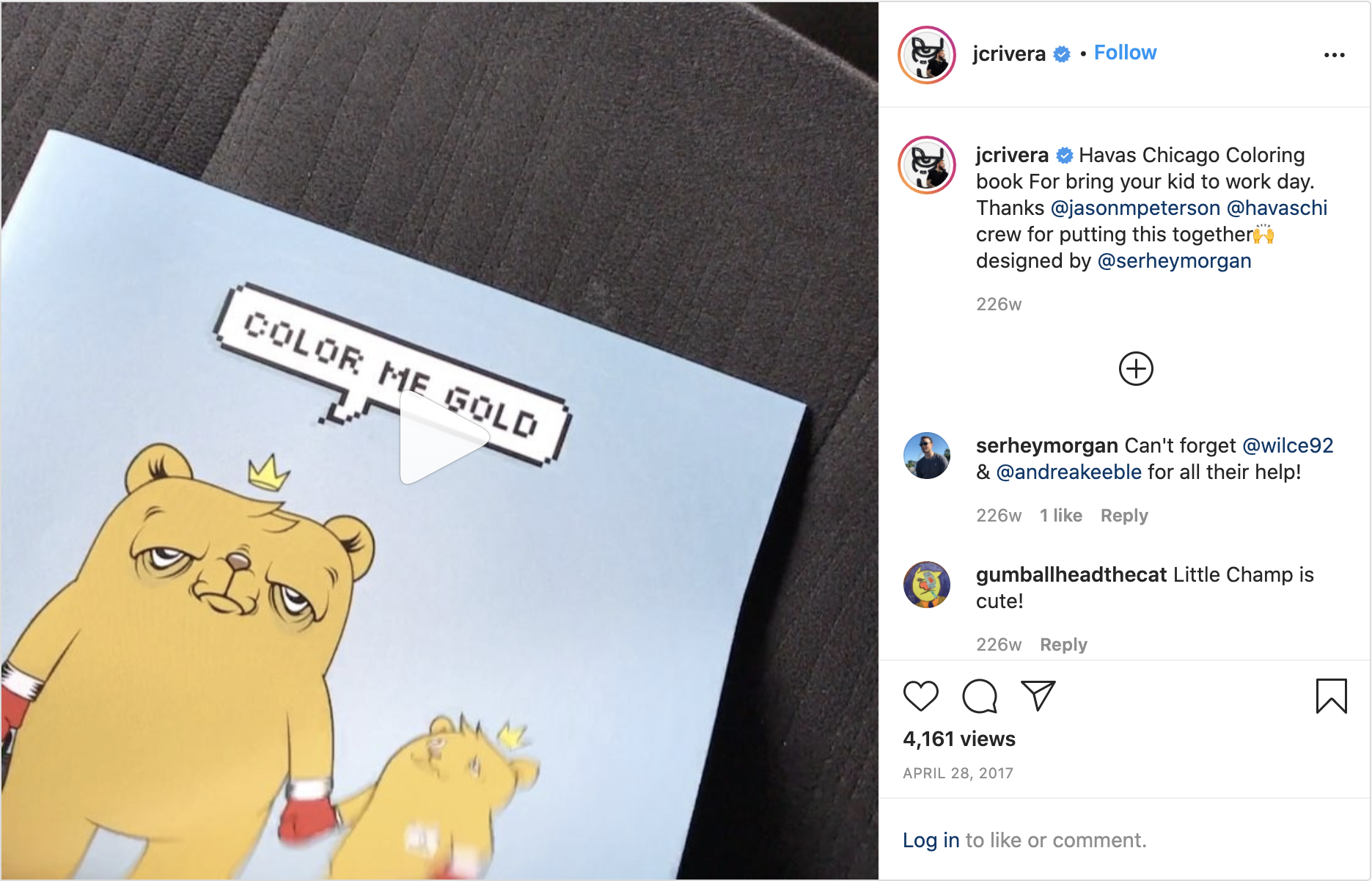 Havas — Bring Your Kids to Work Day — coloring book