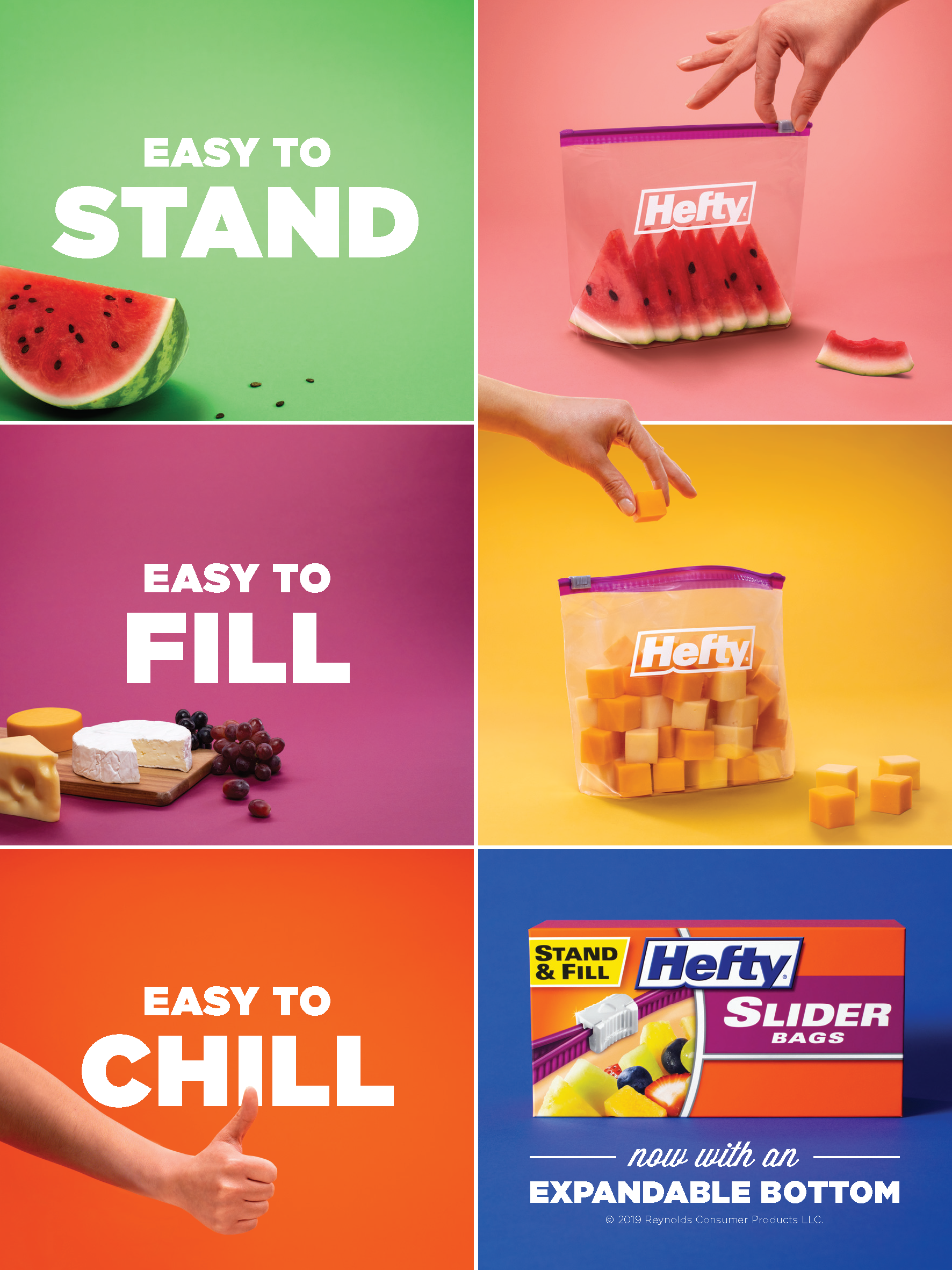 Hefty Slider Stand Bags — bhg