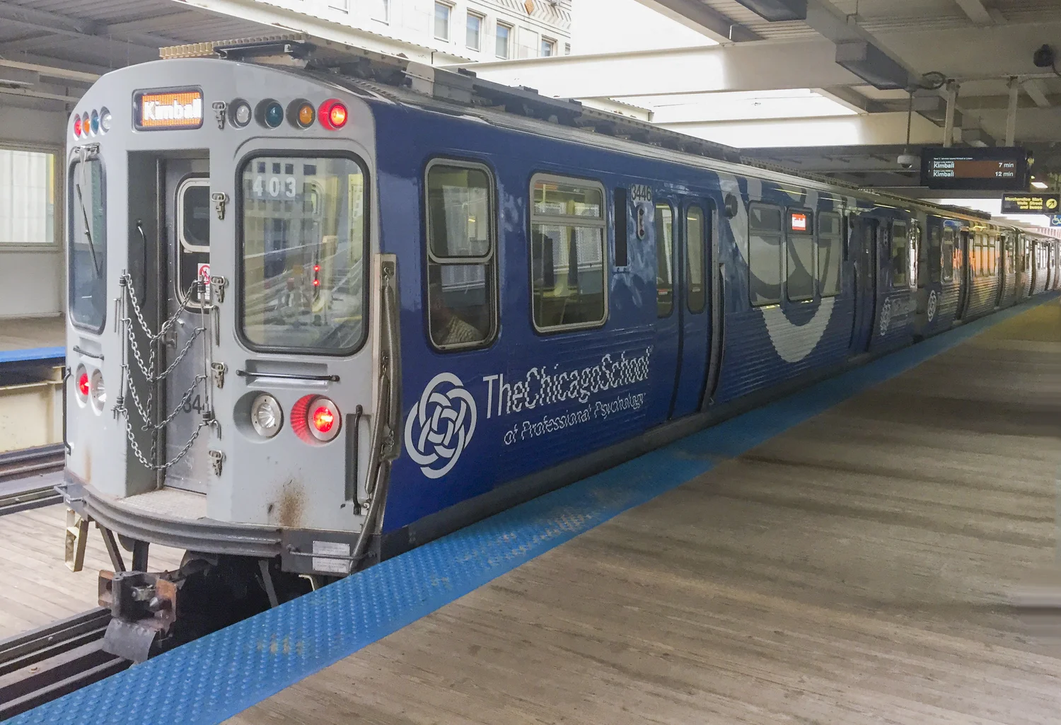 The Chicago School CTA Campaign — train wrap